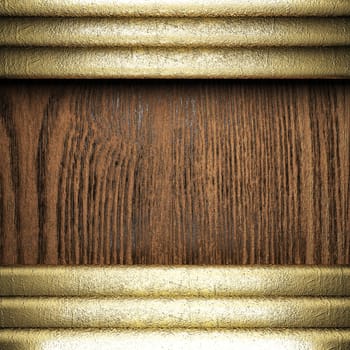golden background made in 3D