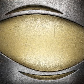 metal on gold made in 3D