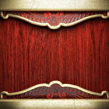golden background made in 3D