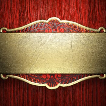 golden background made in 3D