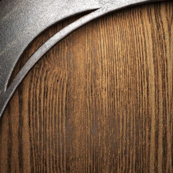 metal on wall made in 3D
