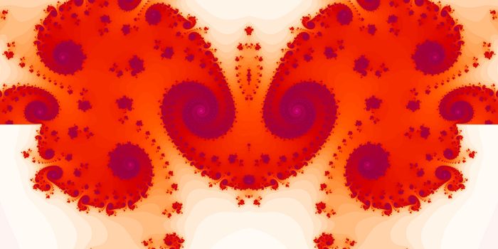 Fantasy butterfly. Digital generated graphic fractal.