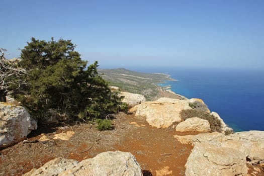 Beautiful landscape in the north of Cyprus, Europe