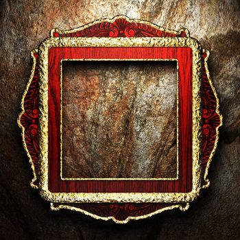 Antique ornament frame