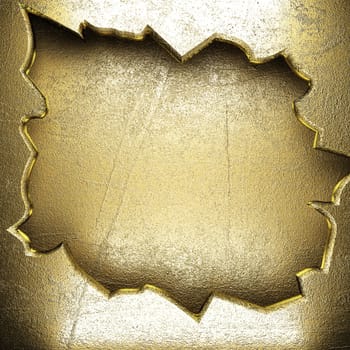 golden background made in 3D