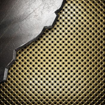 metal on gold made in 3D
