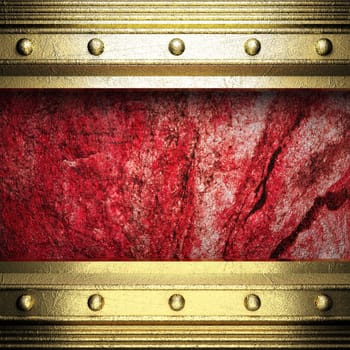 golden background made in 3D