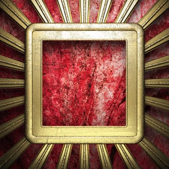 golden background made in 3D