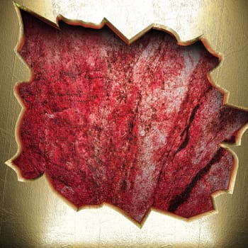 golden background made in 3D