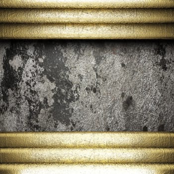 golden background made in 3D