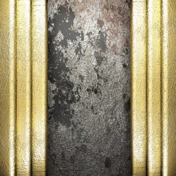 golden background made in 3D