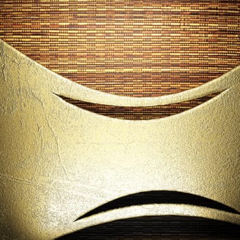 golden background made in 3D