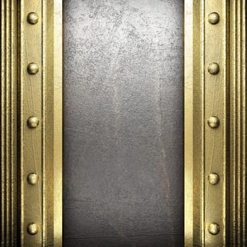 golden background made in 3D