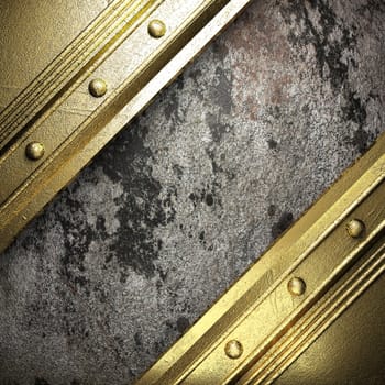 golden background made in 3D