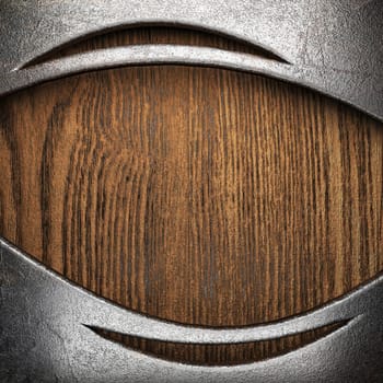 metal on wall made in 3D