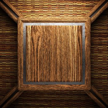 wooden plate on wall