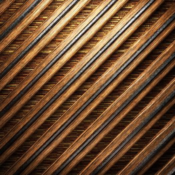 wood on wall