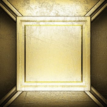 golden background made in 3D