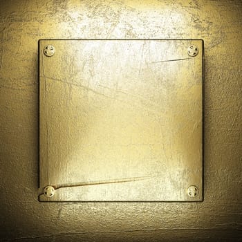 golden background made in 3D