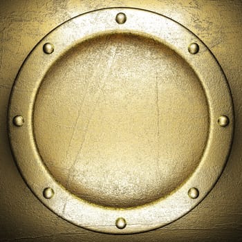 golden background made in 3D
