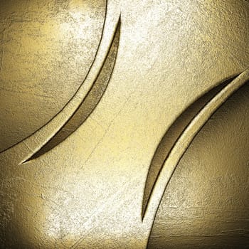 golden background made in 3D