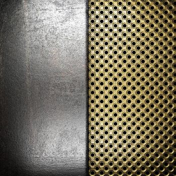 metal on gold made in 3D