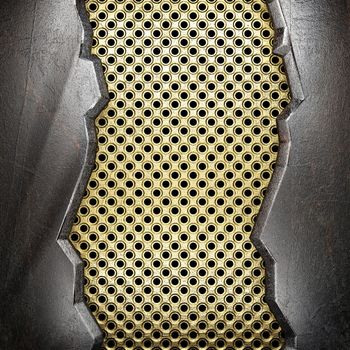 metal on gold made in 3D