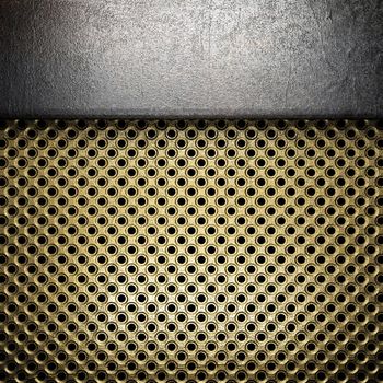metal on gold made in 3D