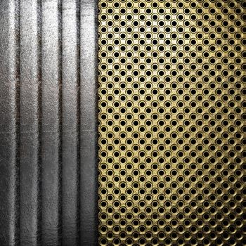 metal on gold made in 3D