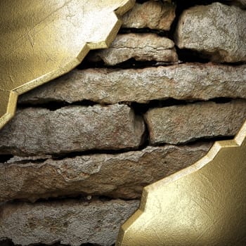 golden background made in 3D
