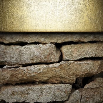 golden background made in 3D