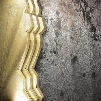 golden background made in 3D