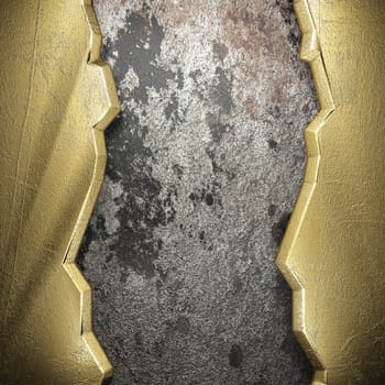 golden background made in 3D
