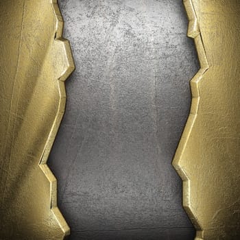 golden background made in 3D