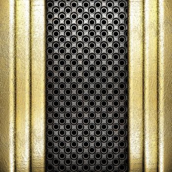 golden background made in 3D