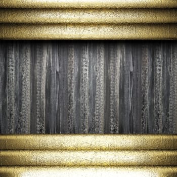 golden background made in 3D