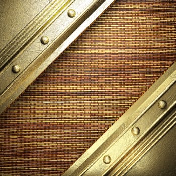 golden background made in 3D