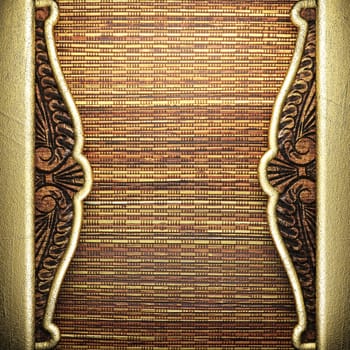 golden background made in 3D