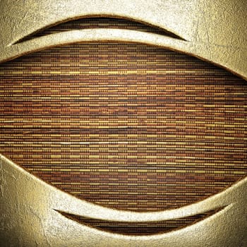 golden background made in 3D