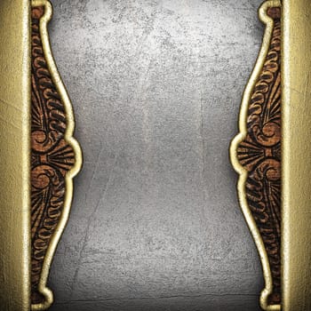 golden background made in 3D