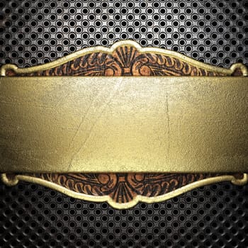 golden background made in 3D
