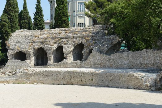 Cimiez Arenas Roman Ruin in Nice France