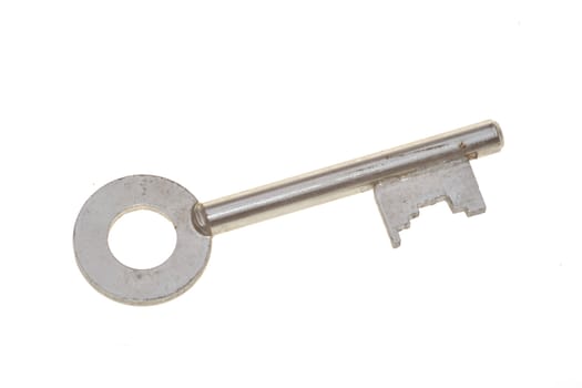 Single Key on white background