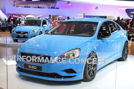 DETROIT - JANUARY 27 :The new 2014 Volvo S60 Polestar at The North American International Auto Show January 27, 2013 in Detroit, Michigan. 