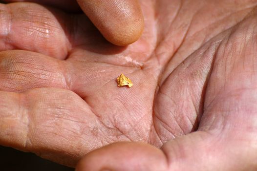 To find a gold nugget