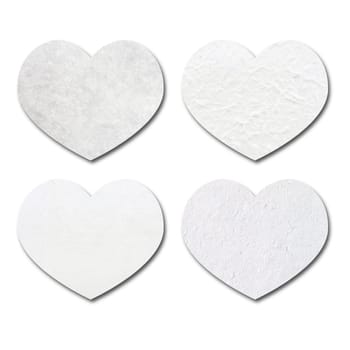 Love heart mulberry paper collection.