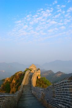Great Wall of China built in the Ming Dynasty in Jinshanling, Hebei province, China