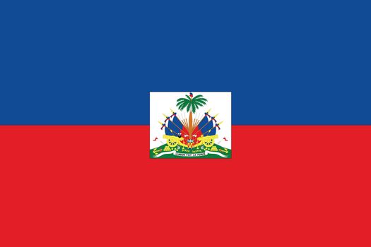 An Illustrated Drawing of the flag of Haiti