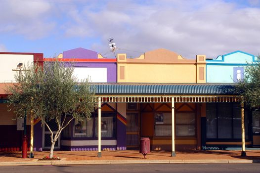 downtown area of will leonora in the Western Autralia