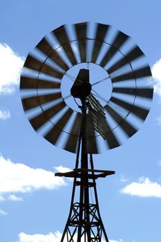 Wind mill in the Australian bush